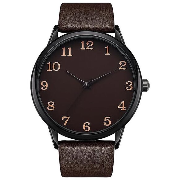 Other - NUOVO Men Watche Men Arabic Number Watche White Watche Claic , Brown